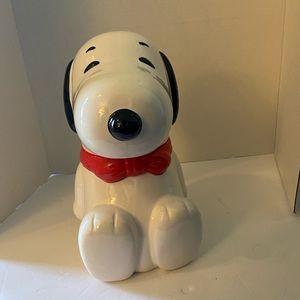 Vintage 1966 Snoopy Cookie Jar approx 11in tall